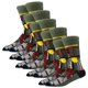 thumbnail image 1 of Medias Largas SockStarWar12 5 Pares 6.5-10.5US Boba Fett Calcetines Tubo Medio Algodón., 1 of 2