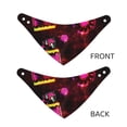 thumbnail image 6 of Lsque Geometry Dash Pattern Pet Scarf Bandana - Adjustable and Comfortable,Dog Scarf Bib Kerchief Breedfor Dogs and Cats-Small, 6 of 7