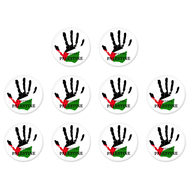 Broche Con Palestina Accesorios Con Piedras Preciosas Del Tiempo (estilo H)