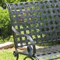 thumbnail image 2 of Pemberly Row Iron Patio Rocker Loveseat in Black, 2 of 3
