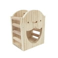 thumbnail image 1 of Estante de madera para de conejo, alimentador de alimentos, comedero de , soporte para césped, dispensador de colgante multifuncional Colco Estante de heno de conejo, 1 of 6