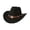 Black, variant on ZHOGXU Trendy Western Cowboy Hat Heart Applique Kids Boys Girls Outdoor Play Wear