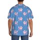 thumbnail image 3 of Fotbe Cute Poodle Dog Camisa Estampada de Manga Corta para Hombre, Casual de Verano, Estilo Playero, Sin Arrugas-Small, 3 of 5