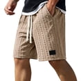 thumbnail image 3 of Kcolen Men's Casual Shorts, Elastic Waist Athletic Shorts, Drawstring Lightweight Summer Beach Shorts with Pockets, 3 of 5