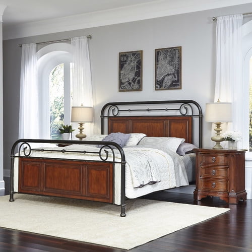 Home Styles Richmond Hill Queen Bed and 2 Night Stands