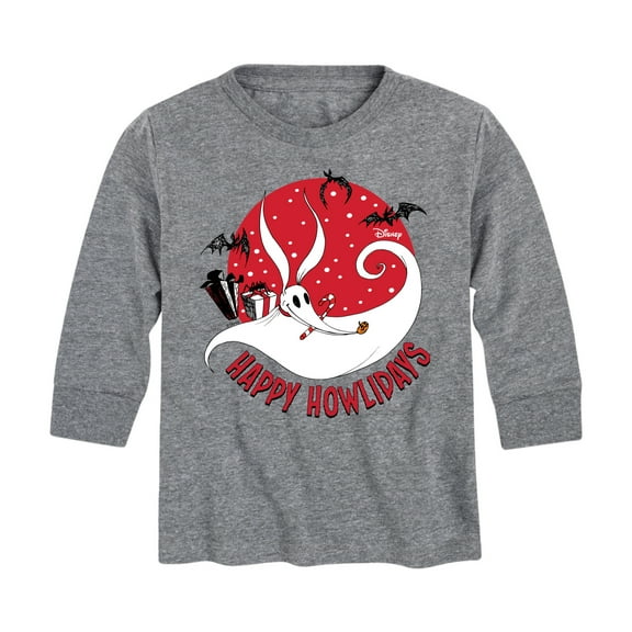 The Nightmare Before Christmas - Happy Howlidays - Toddler And Youth Long Sleeve Graphic T-Shirt