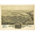 thumbnail image 2 of Fowler 18x14 Gold Ornate Wood Framed with Double Matting Museum Art Print Titled - Perkasie Pennsylvania - Fowler 1894, 2 of 4