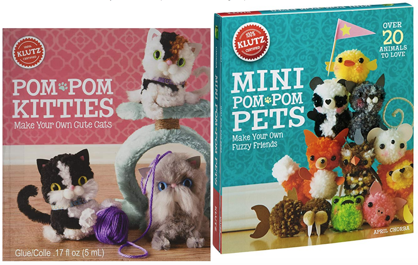 Pom Pom Pets Pom Pom Kitties Set Of 2 Klutz Craft Kits Books Walmart Com Walmart Com
