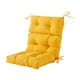 thumbnail image 3 of Cojín para mecedora de jardín, cojín plegable para sillón reclinable de patio, accesorio para interior y exterior, cojín versátil para tumbona Amarillo, 3 of 8