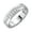 White, variant on 3/4 Carat Diamond Wedding Band Ring in 10K Rose Gold (Ring Size 10.25)