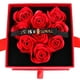 thumbnail image 5 of Caja con 9 rosas rojas en forma de corazón para ventana | Caja regalo romántica para San Valentín, aniversarios, propuestas, bodas, Navidad | Caja para anillos con flores decorativas | Elegante, 5 of 9
