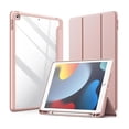 thumbnail image 1 of Funda para iPad 10.2 con ranura para lápices, color rosa transparente, 1 of 5