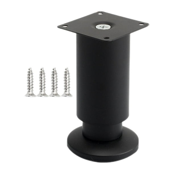 Patas de muebles de acero inoxidable, patas de mesa redondas ajustables, patas de gabinete de Metal, patas de gabinete para cama, sofá, silla, armario 120MM