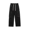 thumbnail image 4 of Men Outdoor Cargo Trousers New Autumn Tactical Men Pants Men Warm Casual Pants Loose Fit Wide Leg Casual Trousers Male Loose Straight Trousers Large Size, 4 of 4
