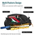 thumbnail image 5 of 3 in 1 Bike Rack Bag Trunk Bag Waterproof Bicycle Rear Seat Bag Cooler Bag with 2 Side Hanging Bags Cycling Cargo Luggage Bag, 5 of 6