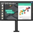 thumbnail image 1 of LG 27QN880 27" QHD IPS Ergo Monitor, 1 of 5