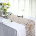 Efavormart 108" Sparkly Metallic Bronze Foil Thin Mesh Polyester Table Runner - 25GSM - Walmart.com
