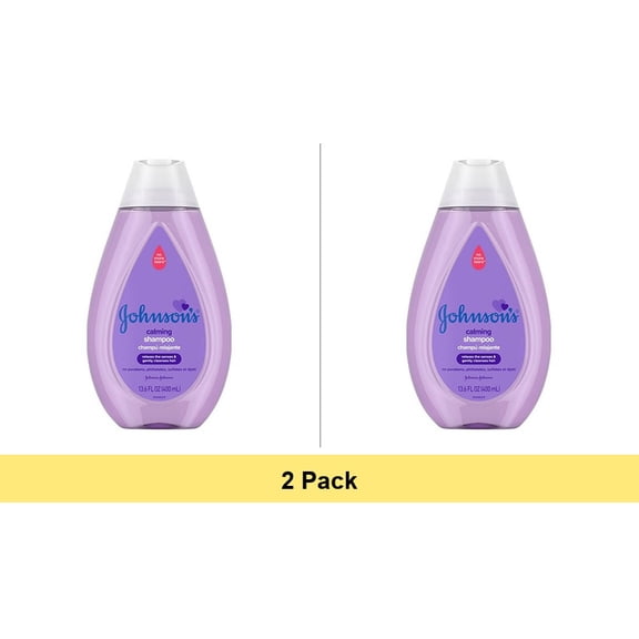 Johnson's Baby Calming Shampoo with NaturalCalm Aromas, 13.6 fl. oz - 2 Pack