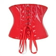 thumbnail image 3 of Steel Boned Waist Trainer Corset for Women with Zipper and Hook Closure Full Body Girdle, 3 of 4
