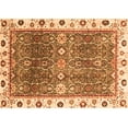 thumbnail image 1 of Ahgly Company Indoor Rectangle Oriental Orange Traditional Area Rugs, 5' x 8', 1 of 4