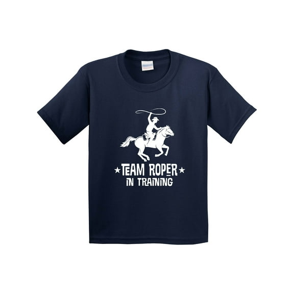 Inktastic Team Roper in Training Cowboy Youth T-Shirt