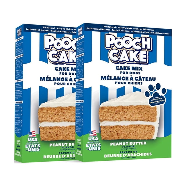 Pooch Cake 2 Pack- Peanut Butter Cake Mixes