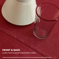 thumbnail image 5 of Deconovo Dark Red Rectangle Waterproof Tablecloth with Roll Side for Dining Room, 54x84inch, 5 of 5