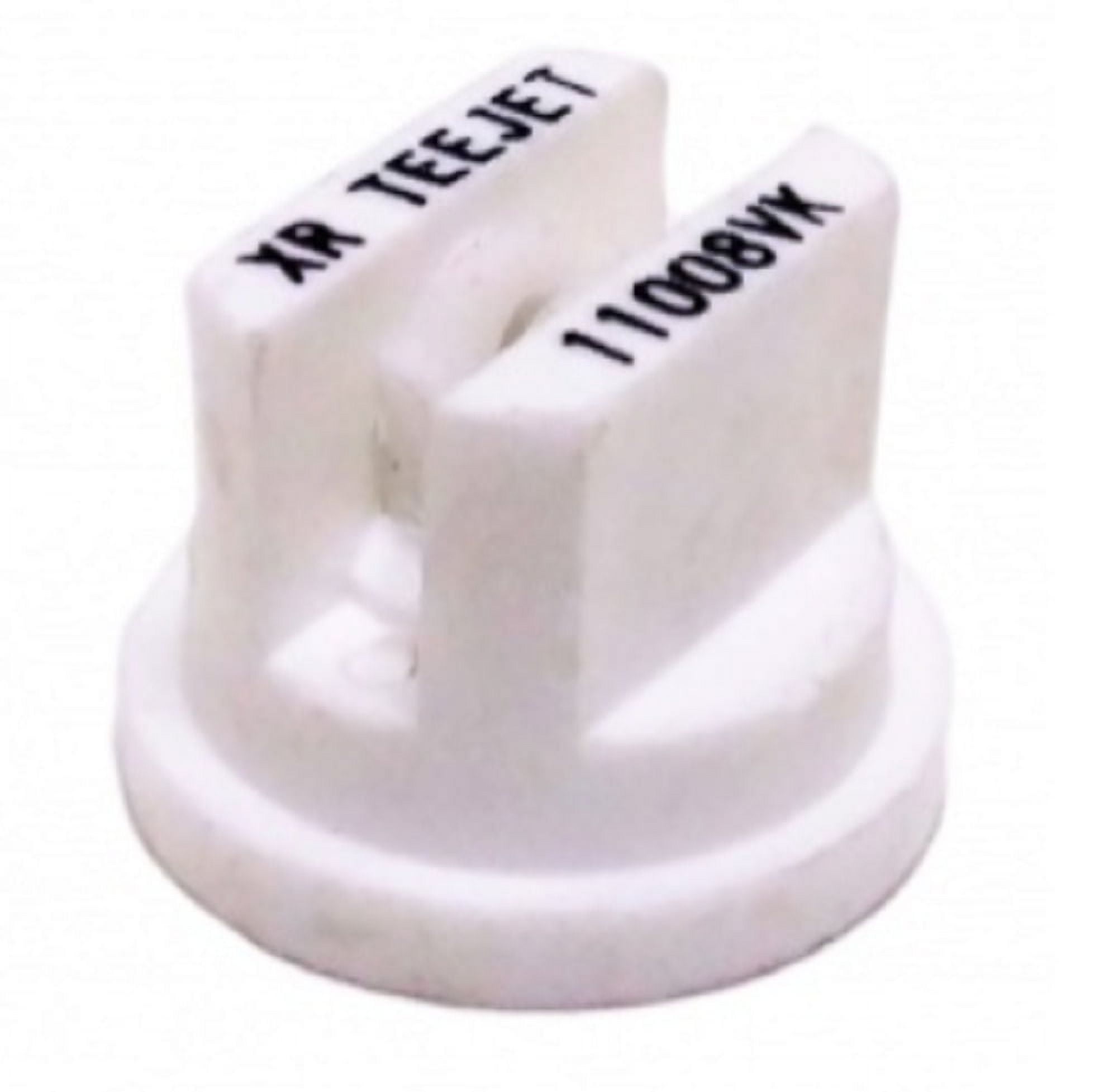 XR11008-VK Teejet Nozzle, Extended Range Flat Spray Tip, White