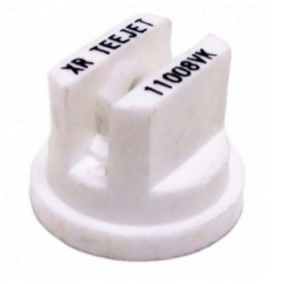 XR11008-VK Teejet Nozzle, Extended Range Flat Spray Tip, White