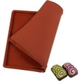 thumbnail image 3 of 1Pcs Large Swiss Roll Cake Mat Flexible silicone Baking Tray, 14.17x11 in Silicone Jelly Roll Pan Cookies sheet Bakeware Nonstick Baking Tray, silicone baking pan, 3 of 6