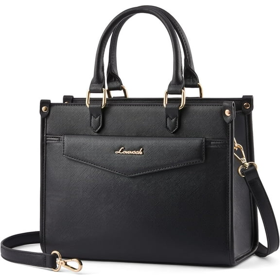 LOVEVOOK Purses and Handbags for Women, Trendy Satchel Tote Purse, PU Leather Crossbody Shoulder Bag Top Handle for Ladies