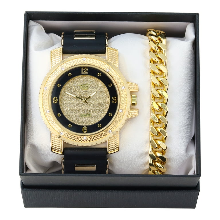 Techno pave deals watch 7758