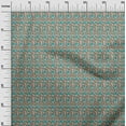 thumbnail image 2 of oneOone Silk Tabby Fabric Leaves & Floral Block Printed Craft Fabric BTY 42 Inch Wide, 2 of 4