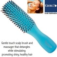 thumbnail image 3 of Gentle Neon 6.5" Nylon Bristle Scalp Sensitive Travel Size Hair Brush, 3 of 35