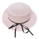 thumbnail image 1 of Sombrero de paja para mujer con circunferencia de 56-58 cm, sombrero para el sol con lazo de cinta, sombrero de copa plana para exteriores, sombrero para el sol con protección solar, 1 of 5