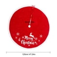 thumbnail image 3 of Gibobby Falda de punto Falda de árbol de punto Navidad Decoración del Navidad Árbol de Navidad Decoración del(Red), 3 of 5