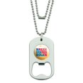thumbnail image 1 of Break Gender Roles Military Dog Tag Bottle Opener Pendant, 1 of 3
