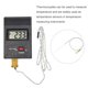 thumbnail image 5 of Termopar Tipo K con Enchufe, Sonda de Sensor de Temperatura para Medidor, de -50 A 1100 °C, Cable de 3,3 Pies, 0,5 X 150 mm, 5 of 5