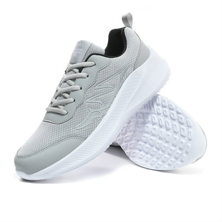 HAOSHIDUO Running Shoes for Men Soft Breathable Anti-Slip Fablic Walking Shoes Lightweight Casual Sneakers for Running Walking Workout Casual