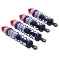thumbnail image 3 of 4 unids Amortiguador de Choque de Metal Amortiguador RC Partes del Coche para 1/8 JLB HSP DHK HPI Re Romacci Rojo, 3 of 7