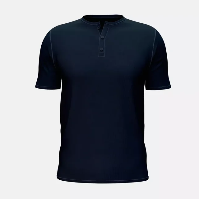 Playera Henley Sp Slim Fit Manga Corta Comoda 11665