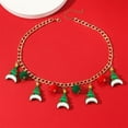 thumbnail image 6 of ABPWLY Home Christmas Necklace for Women Santa Claus Tree Theme Fashion Jewelry Holiday Gift Alloy Red Christmas Decorations Indoor, 6 of 6