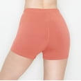 thumbnail image 3 of ALWAYS Women's 1" Waistband Yoga Lounge Shorts Coral 2XL, 3 of 7