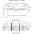 thumbnail image 4 of Adjustable Dog Car Barrier for SUVs, Black, 59.72 x 5.20 x 16. Inch, 4 of 6