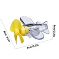 thumbnail image 3 of Motorcycle Accessories Transparent Luminous Small Airplane Accessories Motorcycle Helmet Accessories Motorcycle Head Accessories Rotating Small Airplane, 3 of 6