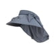 thumbnail image 3 of Ventilador de moda de sombrero de visor de ventilador para pescar Camping Beach al aire libre deportes al aire libre Gris oscuro, 3 of 8