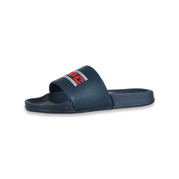 Beverly Hills Polo Club Boys' Acronym Slides - navy, 1 youth