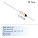 thumbnail image 3 of 10 Pcs Fusible Térmico de Metal SF188Y 192 °C 377.6 °F 15A 250V Fusible Térmico de Corte con 20 Pcs Conector de Terminal de Cobre BN1.25, 3 of 6