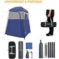 KingCamp Oversized Camping Shower Tent Portable 1 Room Privacy Shelter Tent with Floor for