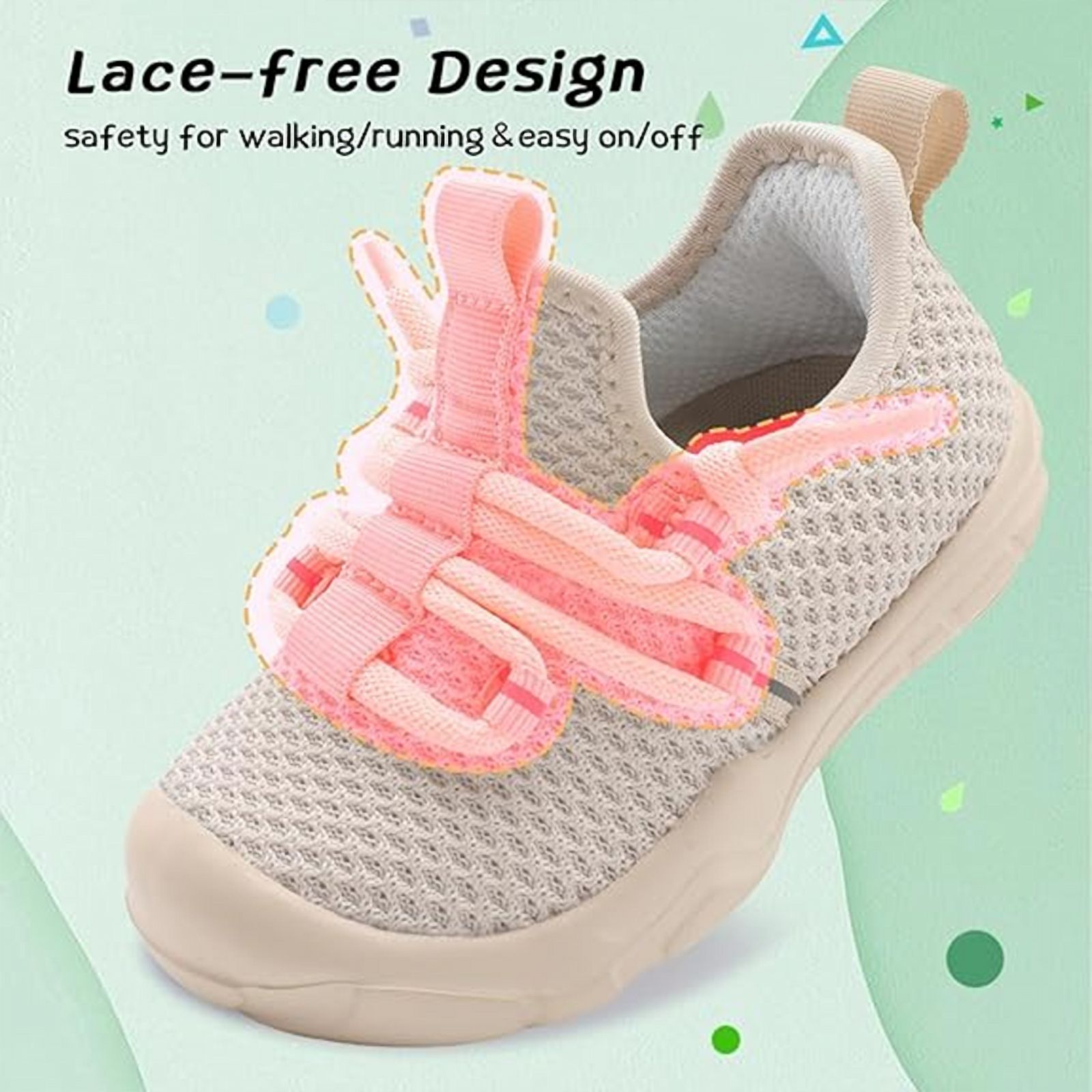 Barerun Toddler Breathable Knit Walking Sneaker photo 3